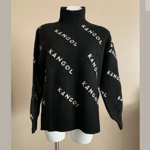 H&M x Kangol Knit Sweater Oversized Wool Content